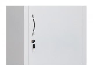 Шкаф медицинский Hilfe МД 1 1657/SG имеет тип замка: ключевой