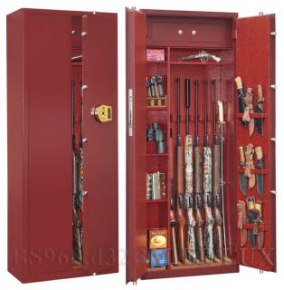 Металлический шкаф для оружия на заказ с типом замка:  любой