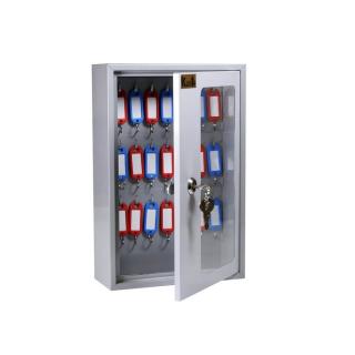 Шкаф для ключей Klesto SKB-24 серый, металл/стекло высотой 320