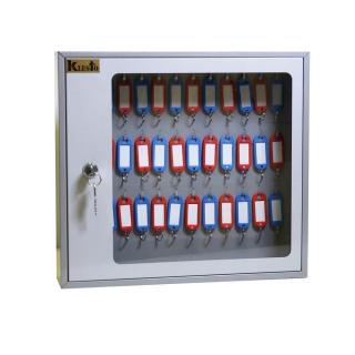 Шкаф для ключей Klesto SKB-39 серый, металл/стекло за 49523080 рублей