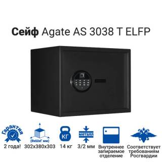 Сейф с сигнализацией AGATE AS 3038T ELFP
