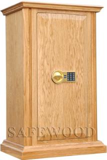 Сейф с отделкой деревом Safewood 112EL Primary Gold c гарантией 5