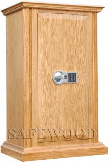 Сейф с отделкой деревом Safewood 112EL Primary Chrome