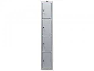 Шкаф для раздевалок ПРАКТИК усиленный ML 14-30x30 имеет тип замка: ключевой