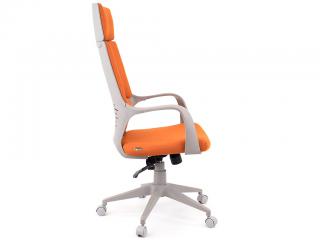 Кресло Trio Grey (ткань оранжевая) c гарантией 1 год