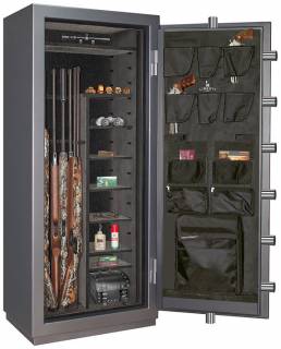 Сейф ElitSafe 3166 EL M Flock Platinum с огнестойкостью 30Б