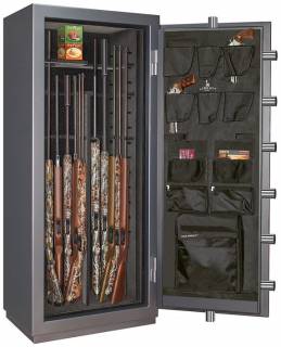Сейф ElitSafe 3166 EL M Flock Platinum вмещает стволов: 9-28