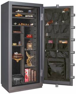 Сейф ElitSafe 3166 EL M Flock Platinum имеет тип замка: Электронный кодовый