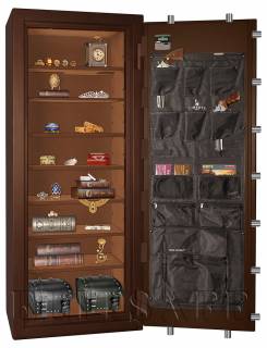 Сейф Elitsafe 56166 EL M Flock Bronze имеет тип замка: Электронный и Ключевой