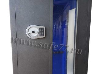 Сейф Gunsafe BS9 F6A9 El+K Flock с бронестеклами и подсветкой