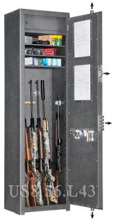 Сейф Gunsafe US8 56.L43 с типом замка:  Ключевой