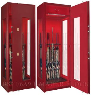 Сейф с бронестёклами и подсветкой Gunsafe BS9 F6A9 L Mauer Flock за 347559 рублей