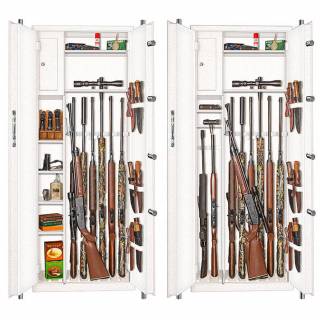 Сейф Gunsafe BS969 EL вмещает стволов: 6-9