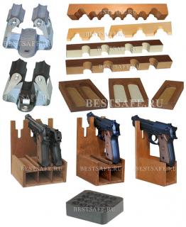 Сейф Gunsafe БАРС EL LUX имеет тип замка: Электронный