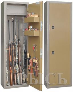 Сейф Gunsafe РЫСЬ с типом замка:  Ключевой