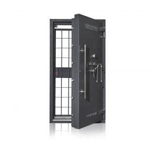 Дверь для банковского хранилища Griffon 10 класс с типом замка:  Два ключевых
