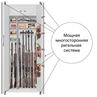 Сейф Стрелок Ягуар 911 EL высотой 1700