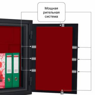 Сейф Royal Guard 64 Flock c гарантией 2 года