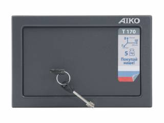 Сейф Aiko T-170 KL имеет тип замка: ключевой