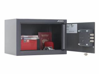 Сейф Aiko T-200 KL имеет тип замка: ключевой