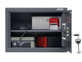 Сейф Aiko T-250 KL имеет тип замка: ключевой