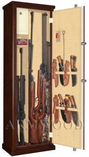 Сейф с отделкой деревом Armwood 582 EL Lux c гарантией 5 лет
