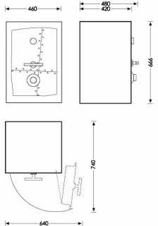 Сейф BIOINJECTOR АВИАТОР 1 с типом замка:  Механический кодовый, ключевой