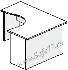 Стол письменный Комфорт ТЕ.1212(R) Дуб атланта c гарантией 1 год