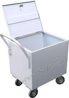 Тележка для денег Новатор малая ручка 250 с типом замка:  Ключевой