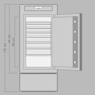Сейф Stockinger Sirius Reptile высотой 1196